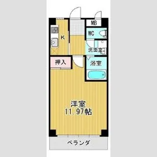 シティアイランド【4階】の間取り