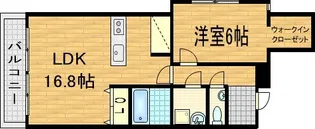 H.Sビルヂング【2階】の間取り