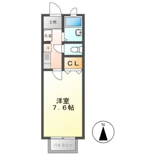 アルフハイム【1階】の間取り