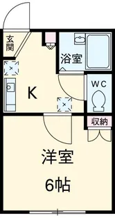 ハイツケンユー【1階】の間取り