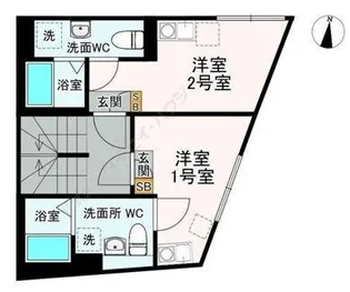 Prime蒲田【5階】の間取り