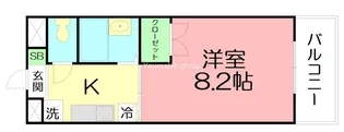 カルム・ワン【3階】の間取り