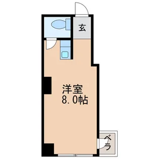 グリーンハイツ錦【3階】の間取り
