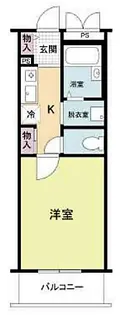グランベイ豊新【3階】の間取り