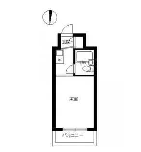 スカイコート下高井戸【4階】の間取り
