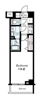 ブライズ蒲田SOUTH【1階】の間取り