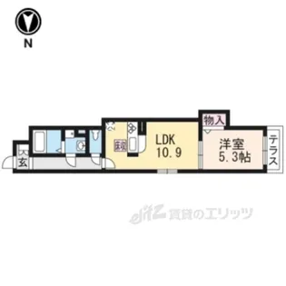 シャーメゾン柳八幡町【2階】の間取り