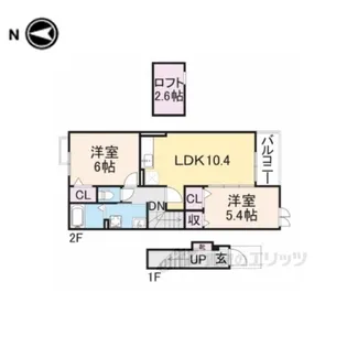 VICTRIA【2階】の間取り