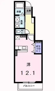 アウローラ・ブリッサ【1階】の間取り