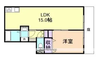 プレジール木ノ本II【1階】の間取り