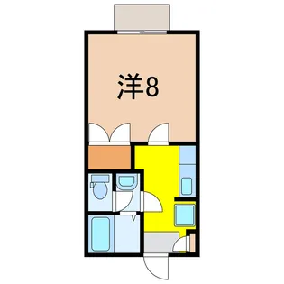 コーポY&MII【2階】の間取り