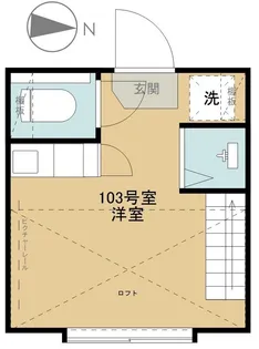 Harmony Terrace 浮間【1階】の間取り