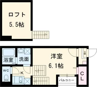 サンブラスハイム大曽根【2階】の間取り