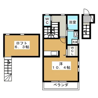 アルジェント【2階】の間取り