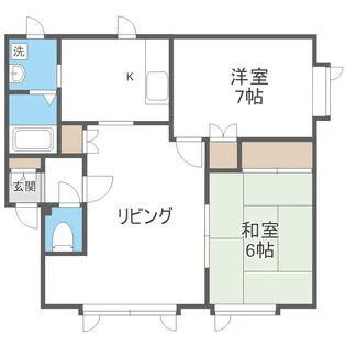 ラ・ユーベル【2階】の間取り
