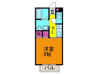 サンモールC棟【2階】の間取り