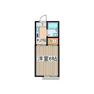 みなみハイツIII【1階】の間取り