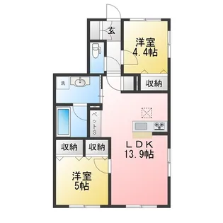 Gurander Sophia II【1階】の間取り