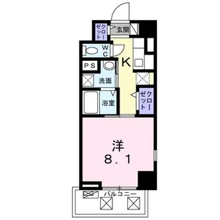 ライト・アベニュー【4階】の間取り