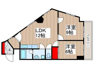 第一神谷ビル【6階】の間取り