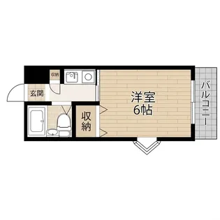 メゾンドール山中【3階】の間取り