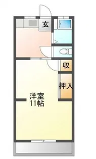 メゾン矢嶋【2階】の間取り