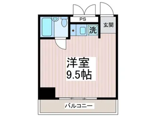 田中屋ビル【3階】の間取り