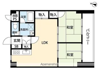 布施ビルI【5階】の間取り