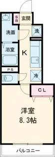 リブリ・八王子II【1階】の間取り