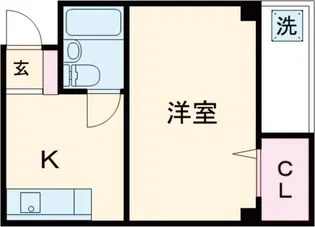 ベルヴィ八王子【2階】の間取り