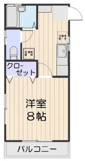 サンライズハイツ【2階】の間取り