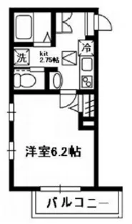 オーシャンフラッツ【1階】の間取り