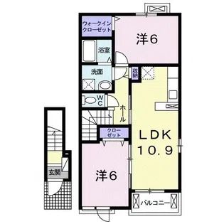 ラフレシールIIIA【2階】の間取り