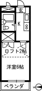 ビセンテハウス東本町【1階】の間取り