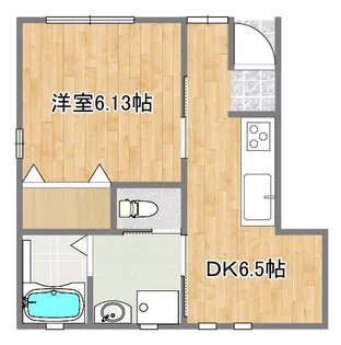 アイビス【1階】の間取り