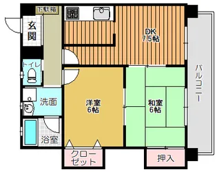 ラフォーレ林【3階】の間取り