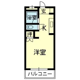 1Kの間取り画像