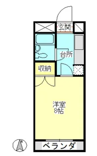 プラザ トム【1階】の間取り