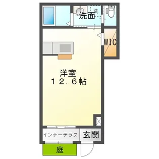 ユニヴェール【1階】の間取り
