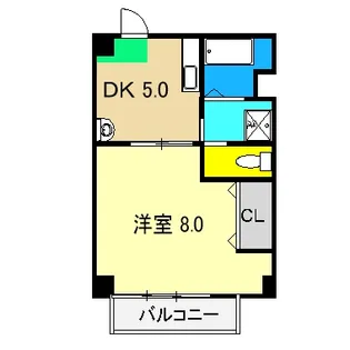 マルイマンション【1階】の間取り