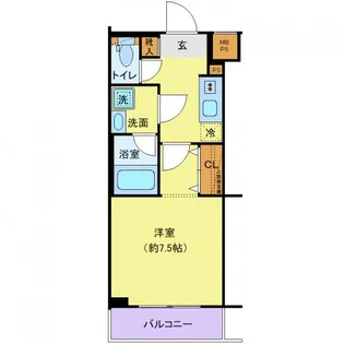 クレヴィスタ常盤台【2階】の間取り