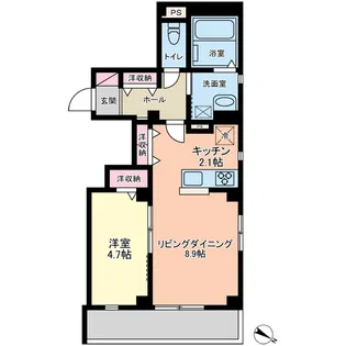 アリエッタ【5階】の間取り