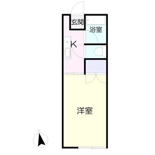 ヴィラアルファ【1階】の間取り