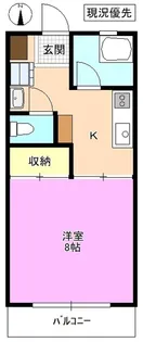 スカイハイツ【2階】の間取り
