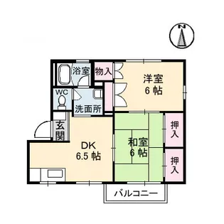 フレグランス瀬戸見A棟【2階】の間取り