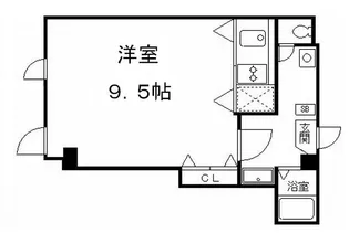 祇園ケントビル【3階】の間取り