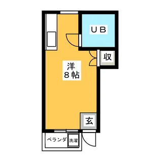 ストークハイツ山口【1階】の間取り