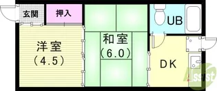 小畑文化【1階】の間取り