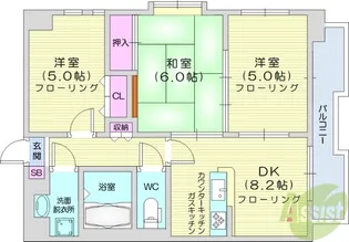 La Casa Mia【4階】の間取り