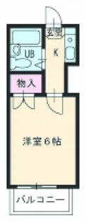 ユトリロ南栄【2階】の間取り